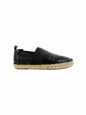 Balenciaga Size 45 Men's Leather Espadrille Shoes