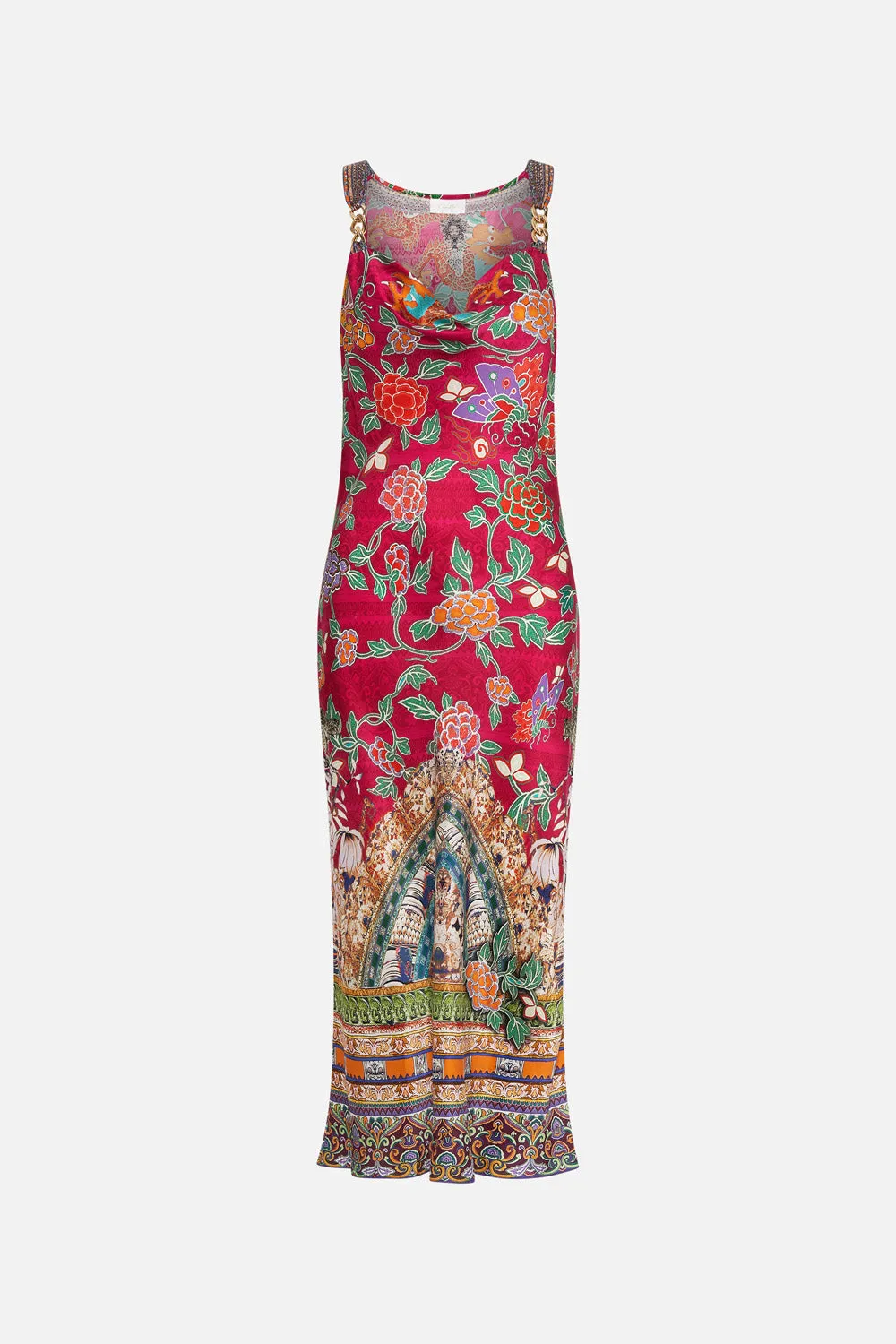 BIAS SLIP WITH WIDE STRAP TASTE OF TWILIGHT