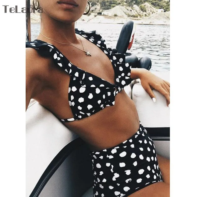 Bikini Set High Waist Bikini Polka Dot Biquinis Summer Beach Wear