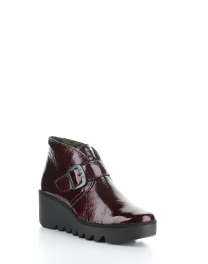 BIRT397FLY WINE Round Toe Boots