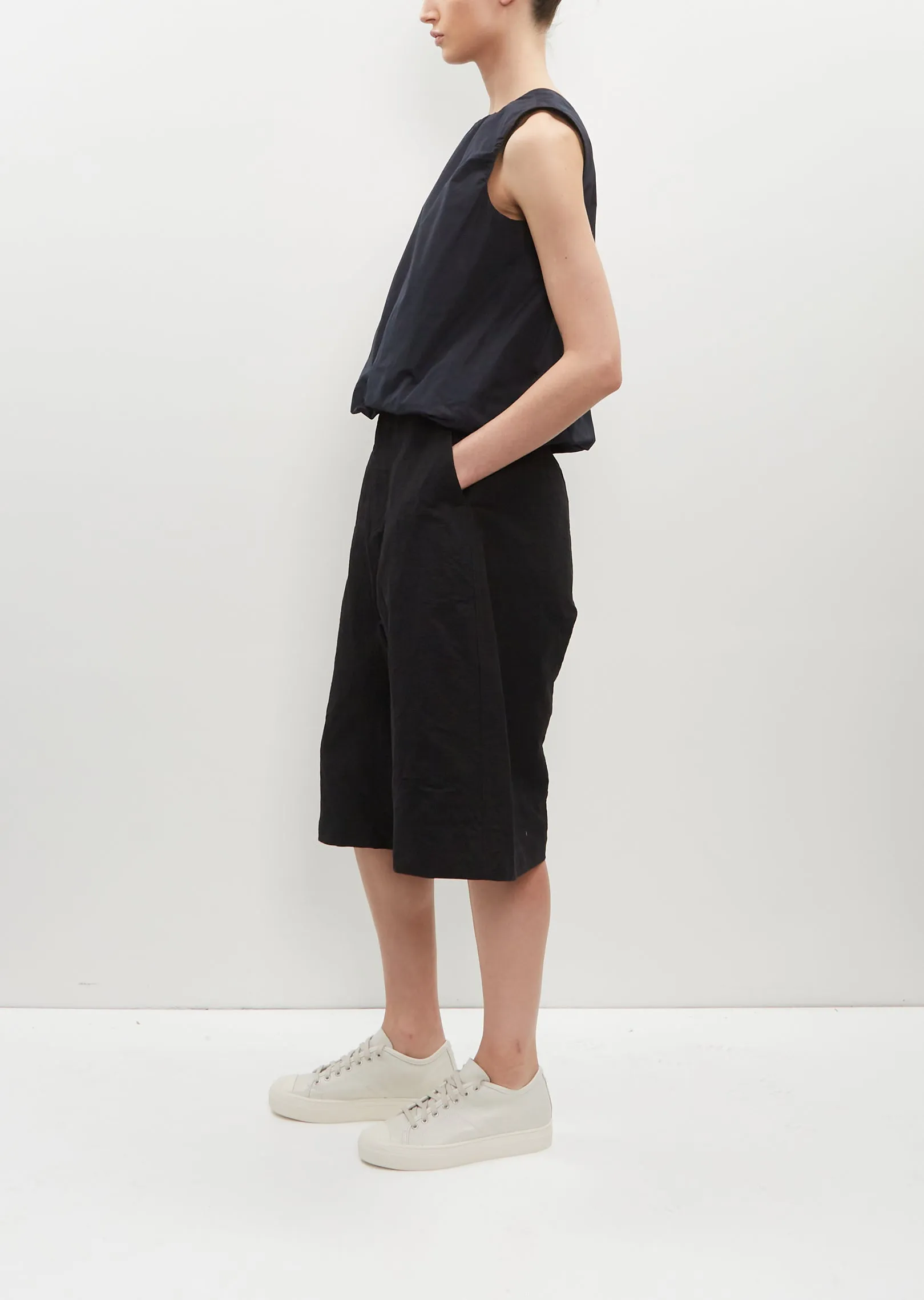 Boom Cropped Taffeta Top