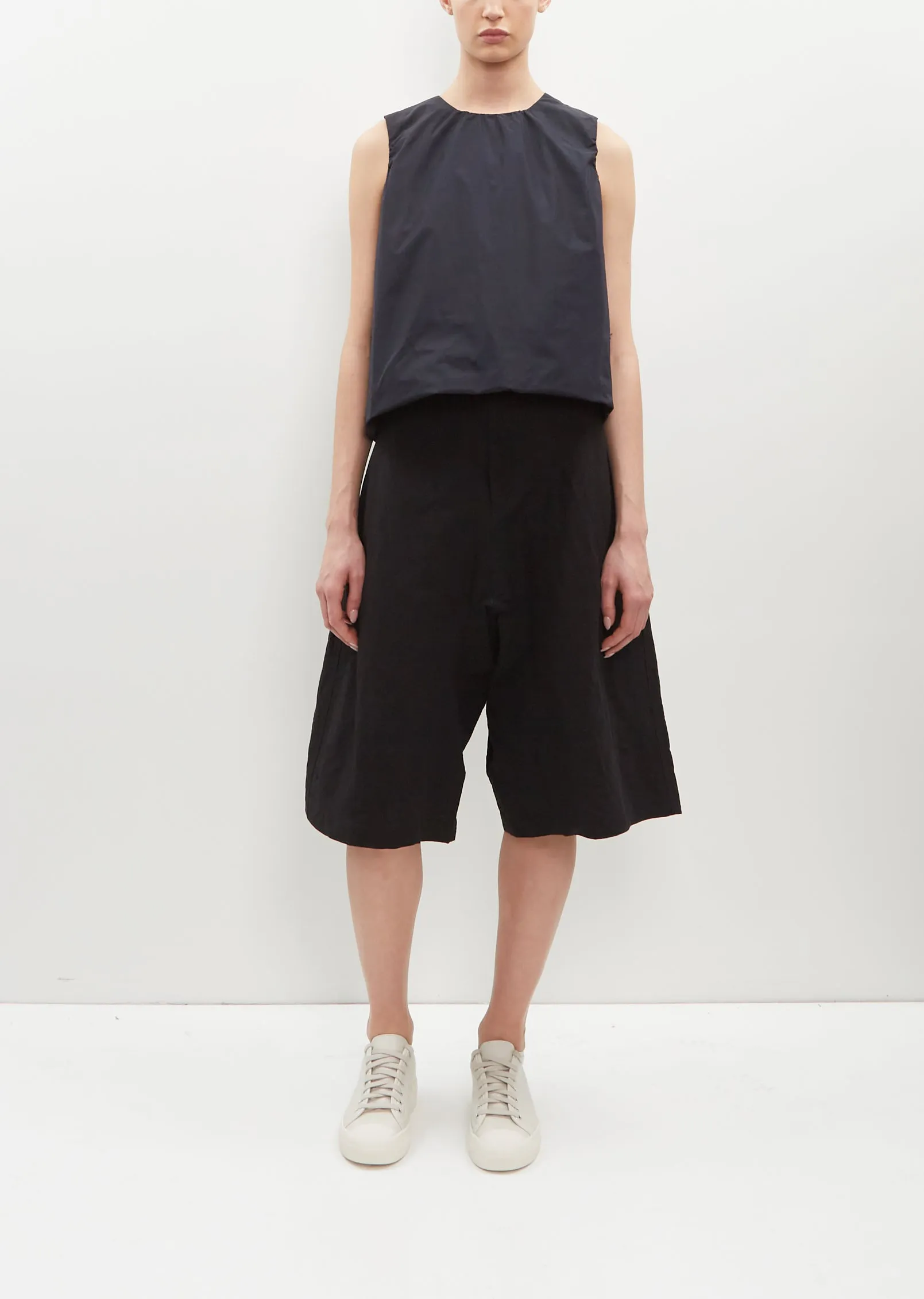 Boom Cropped Taffeta Top