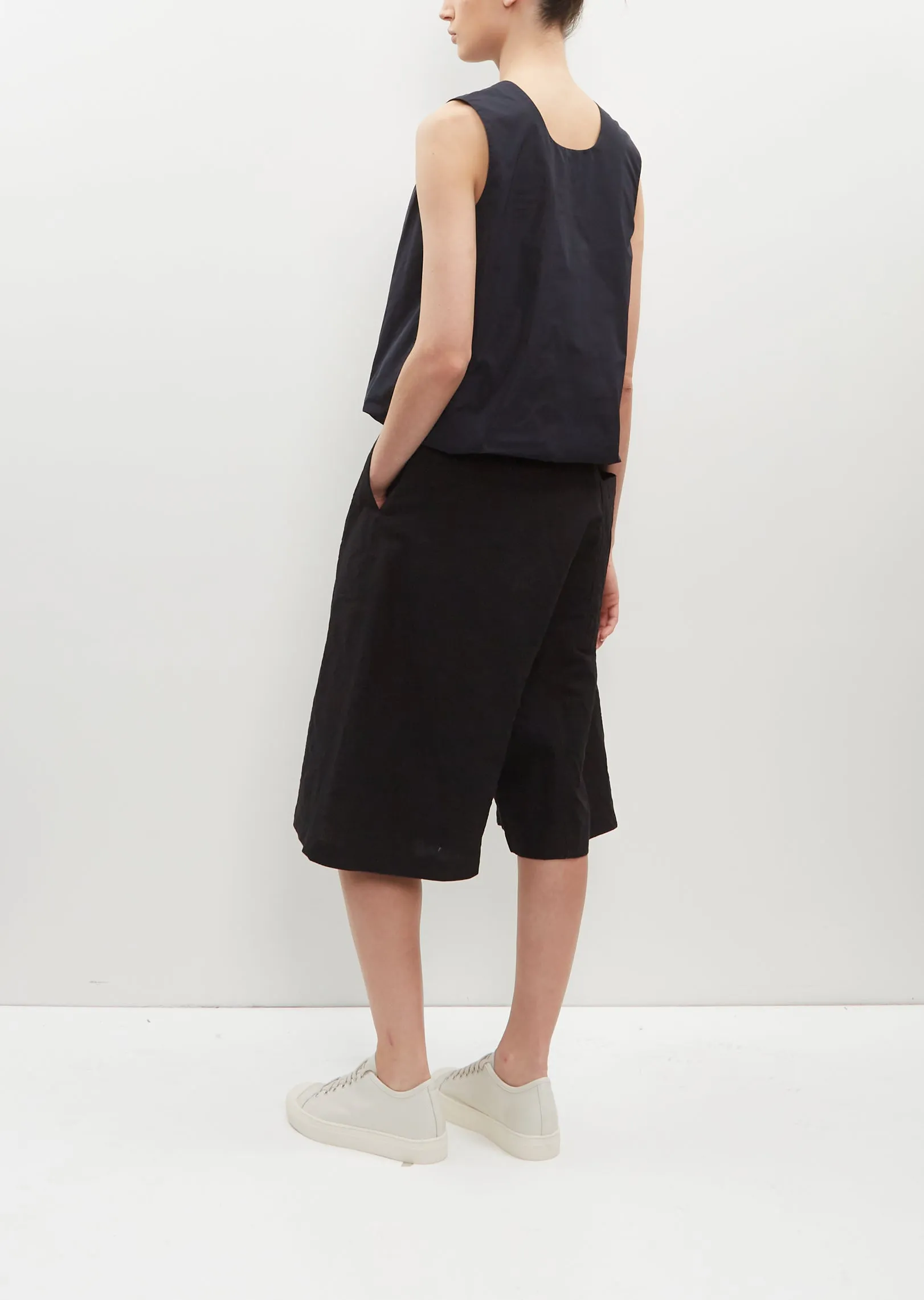 Boom Cropped Taffeta Top