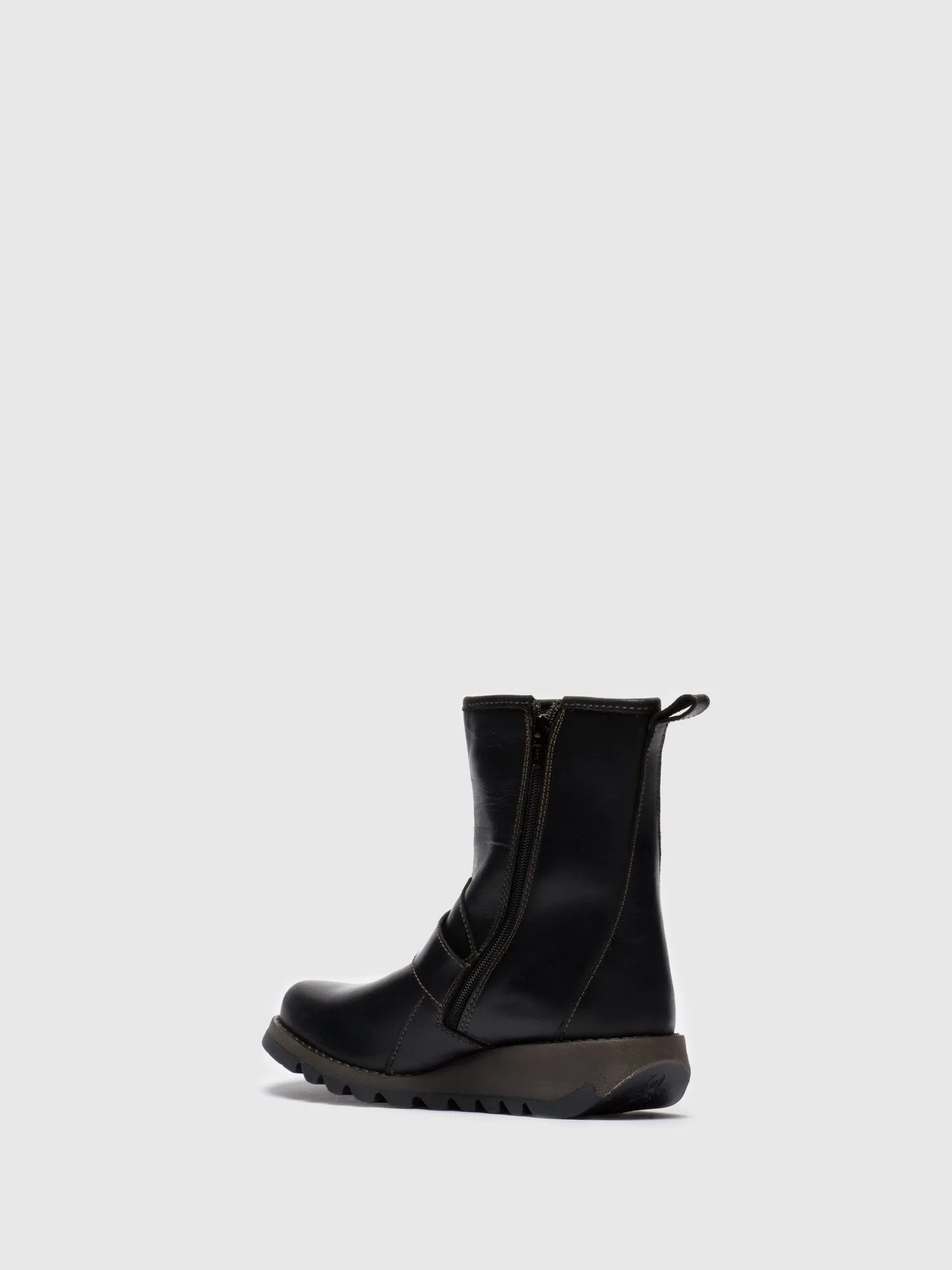 Buckle Ankle Boots SINO525FLY BLACK