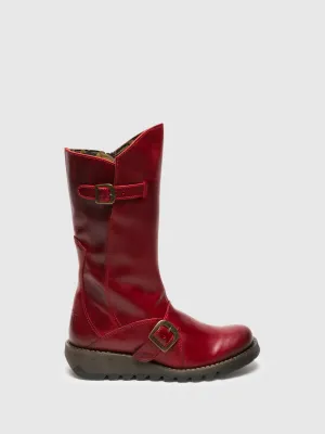 Buckle Boots MES 2 RED