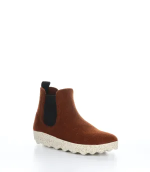 CAIA090ASPM Brown Round Toe Boots|CAIA090ASPM Bottes �� Bout Rond in Marron