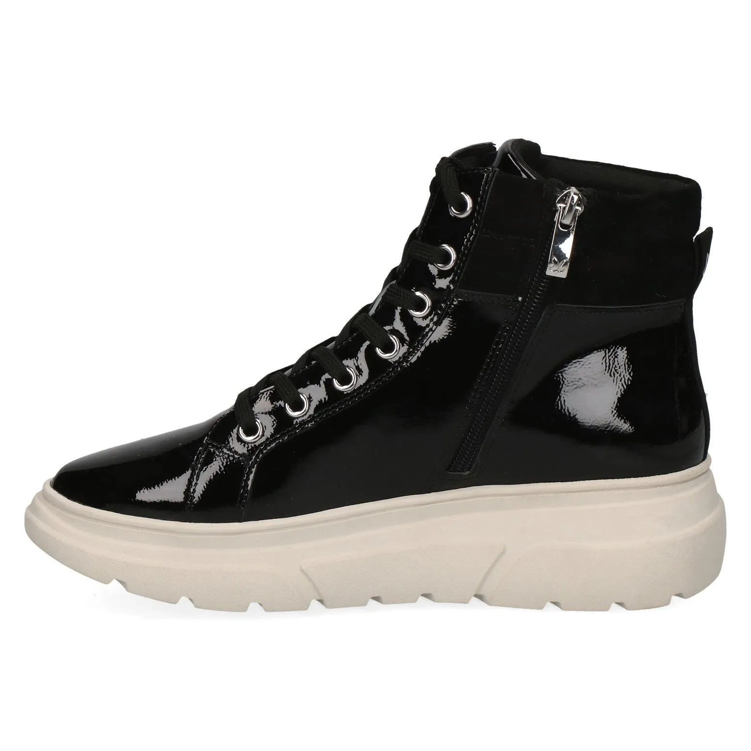 Caprice Womens Ankle Boot 25223 Black Naplak