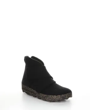 CASE L Black Velcro Boots