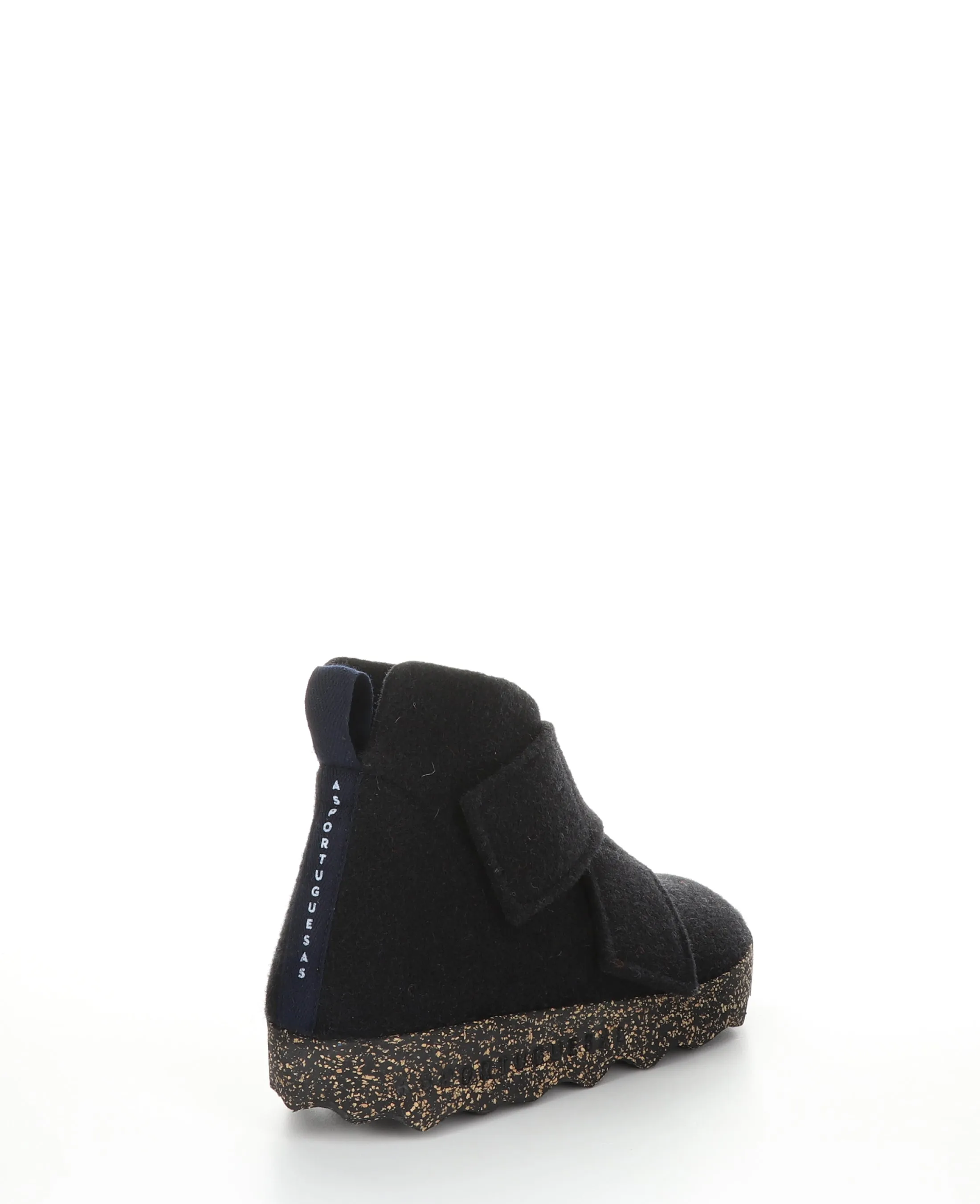 CASE L Black Velcro Boots