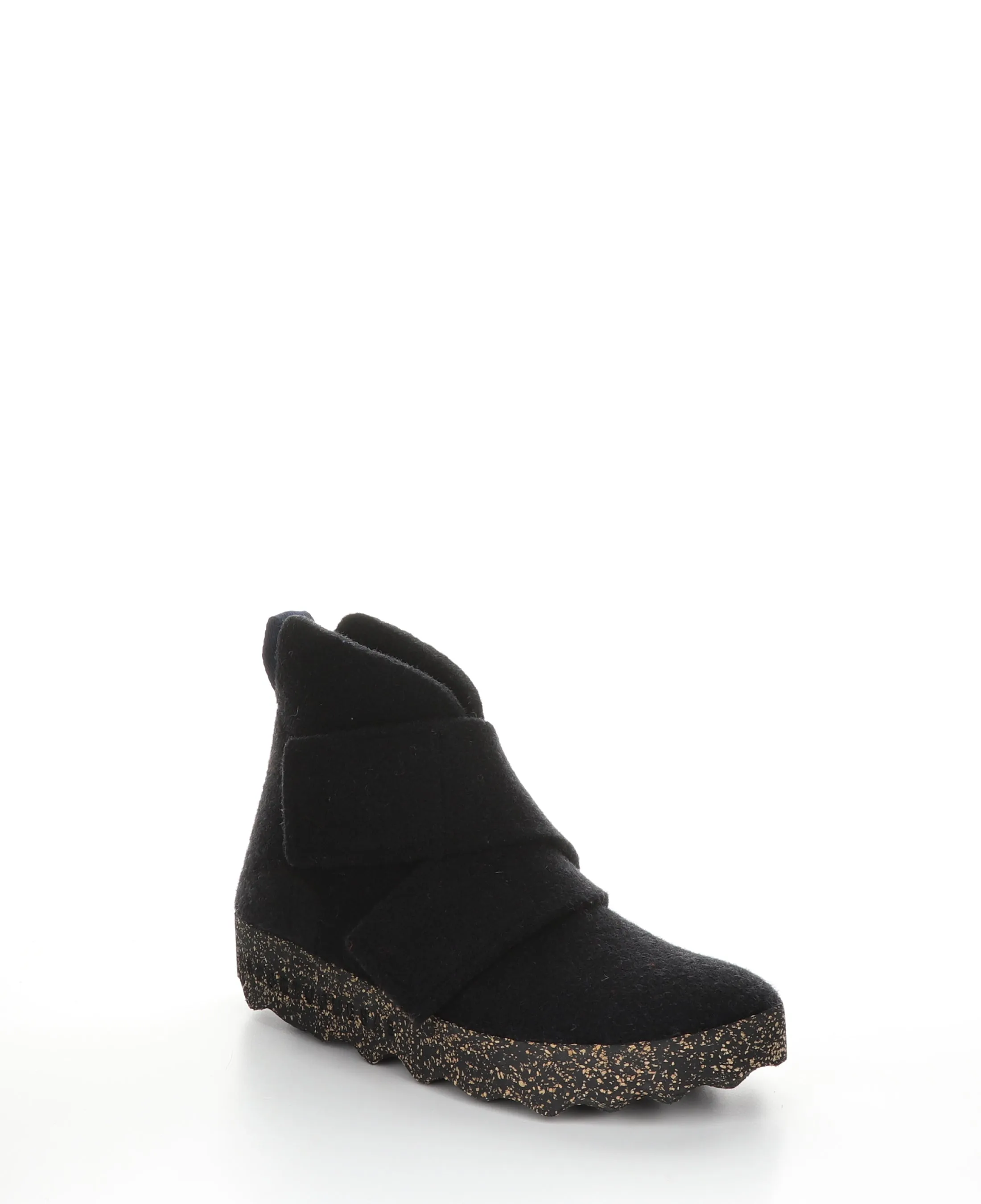 CASE L Black Velcro Boots