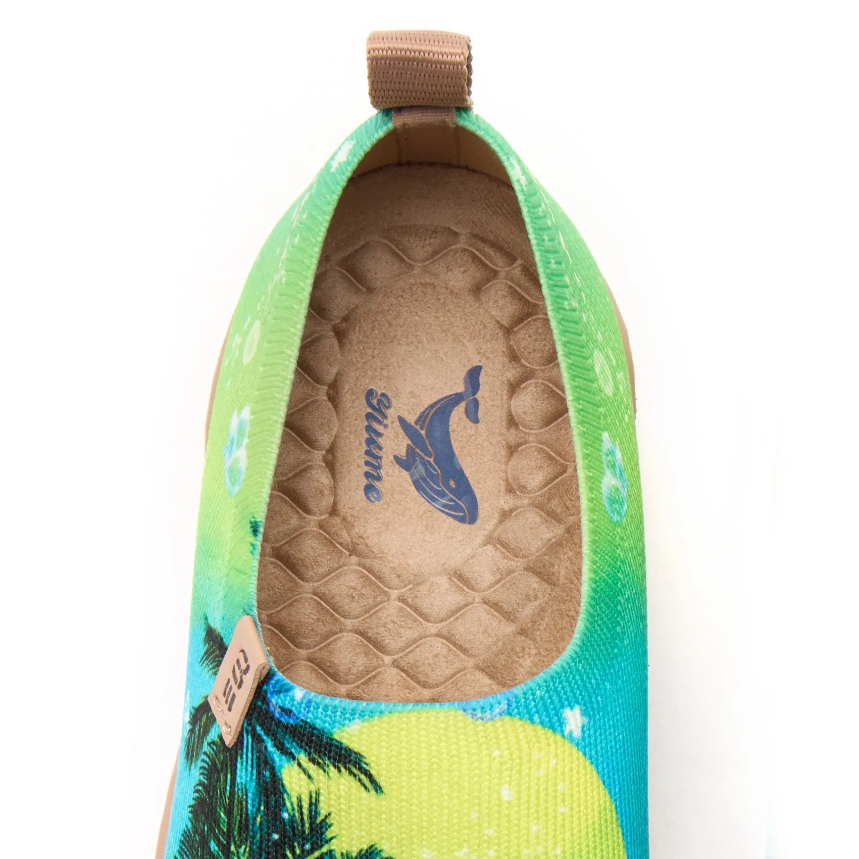 Coconut Palm Sun Women's Slip-On Shoes Painted Canvas Sneakers