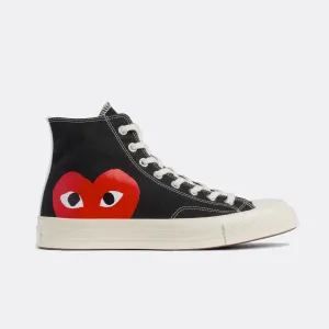 Comme des Garçons Play Converse Chuck Taylor High Top Black
