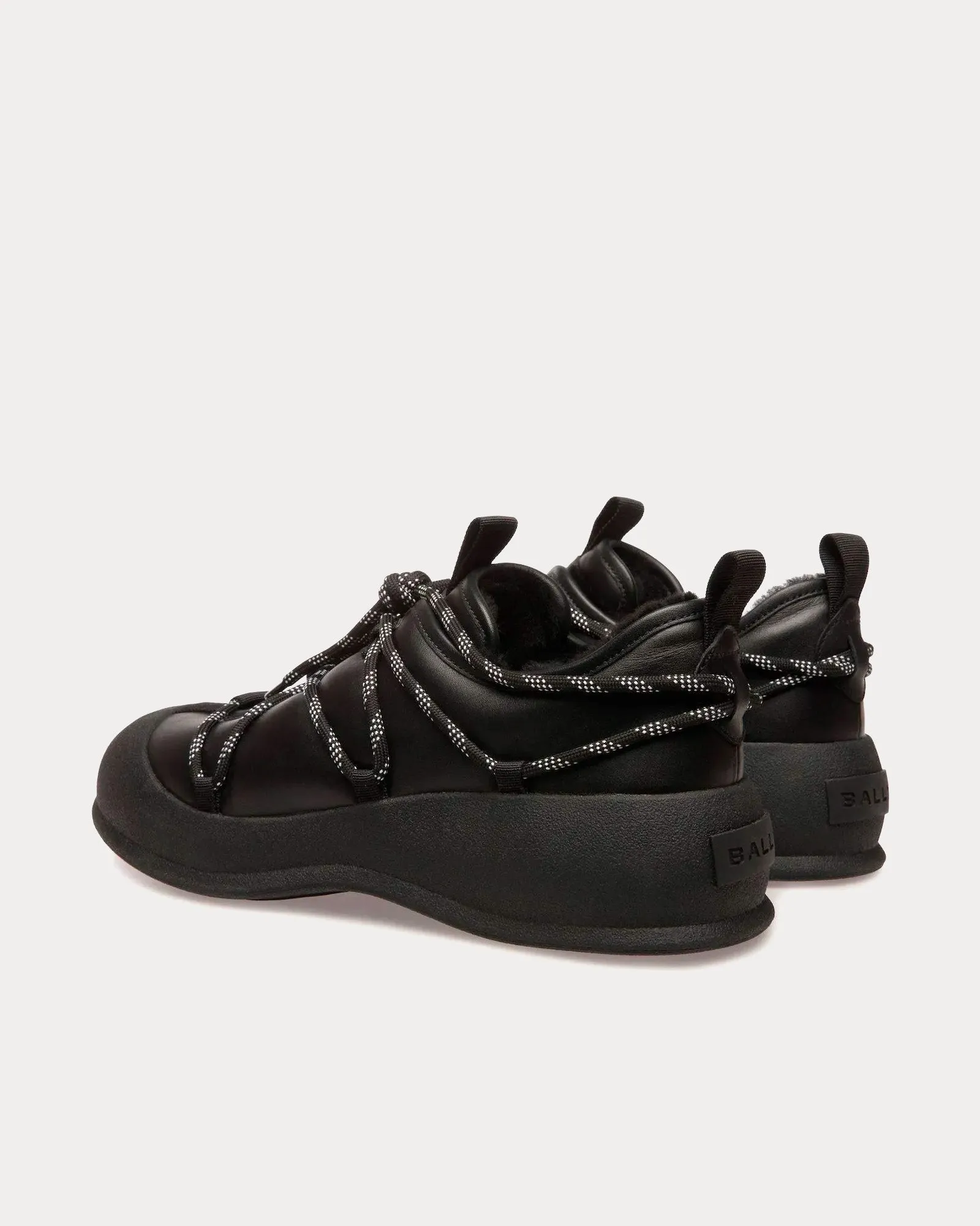 Courma Snow Leather Black Boots