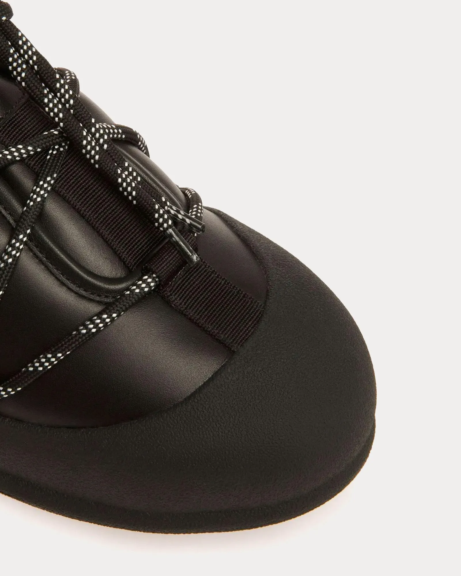 Courma Snow Leather Black Boots