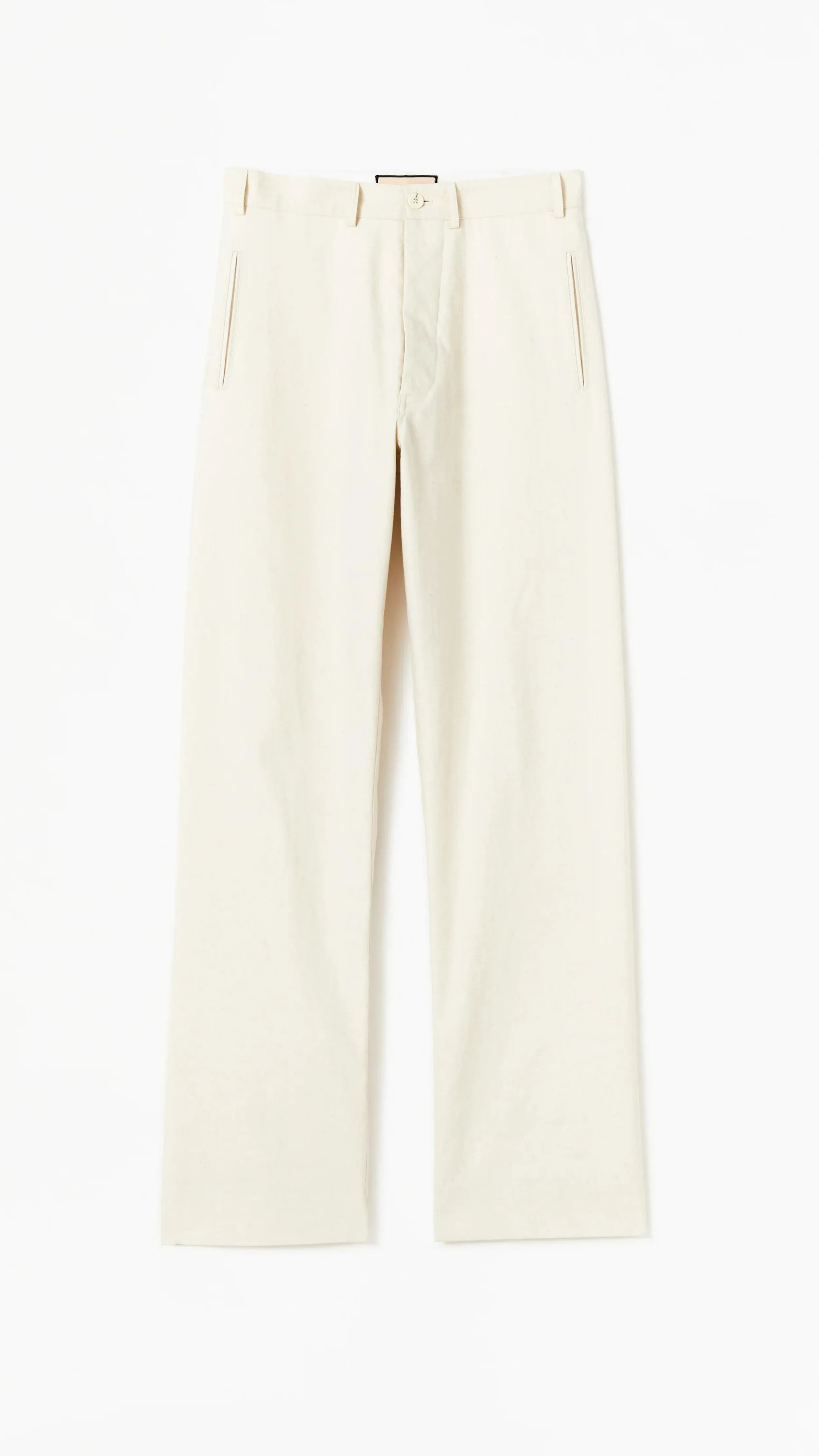 Cream Cotton Pants