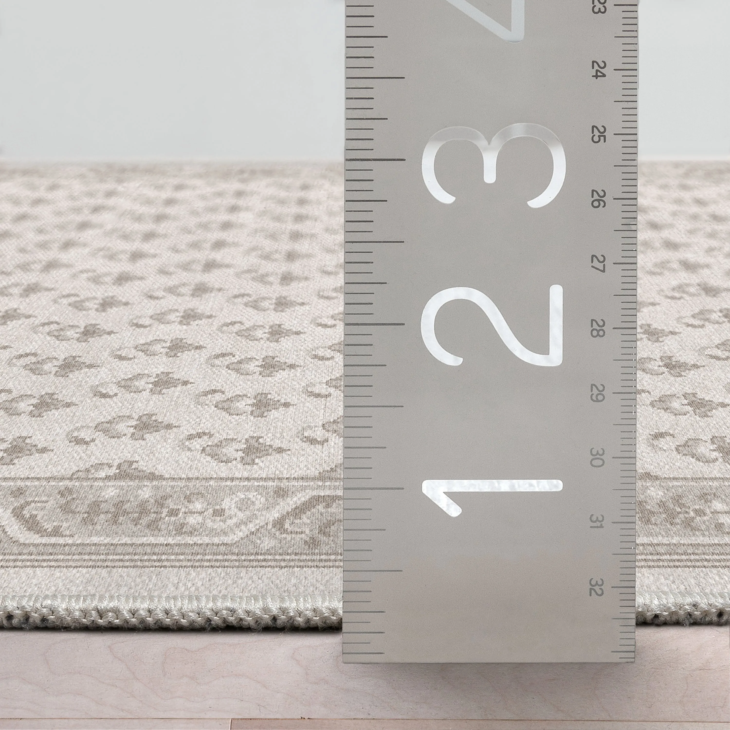 Custom Size Runner Windsor Diamond Frosted Linen Choose Your Width x Choose Your Length Hallway Runner Rug
