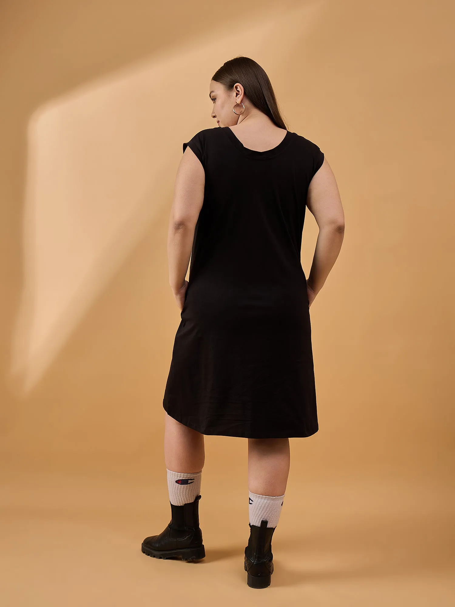 Easy Breezy Summer Lounge Dress Black