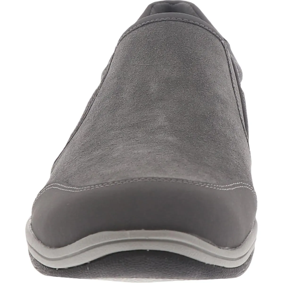 Easy Street Womens Infinity Faux Suede Slip-On Casual and Fashion Sneakers