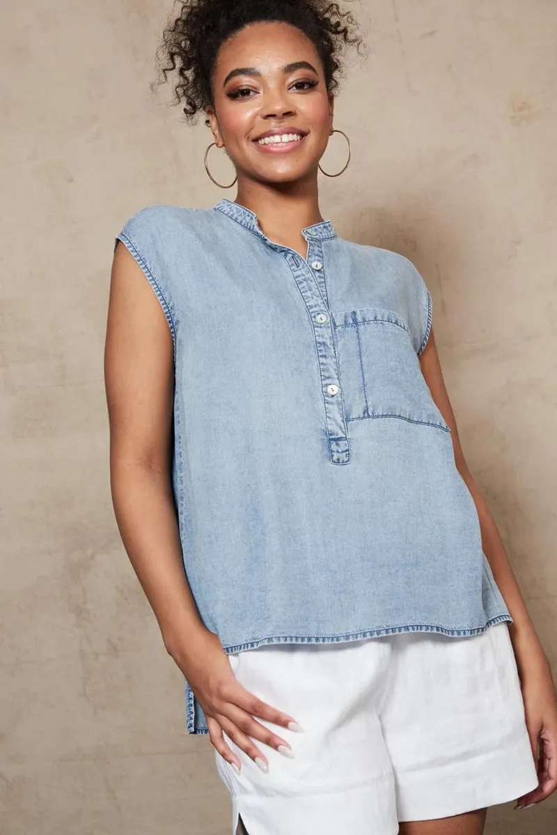 Eb & Ive - Amity Top - Denim