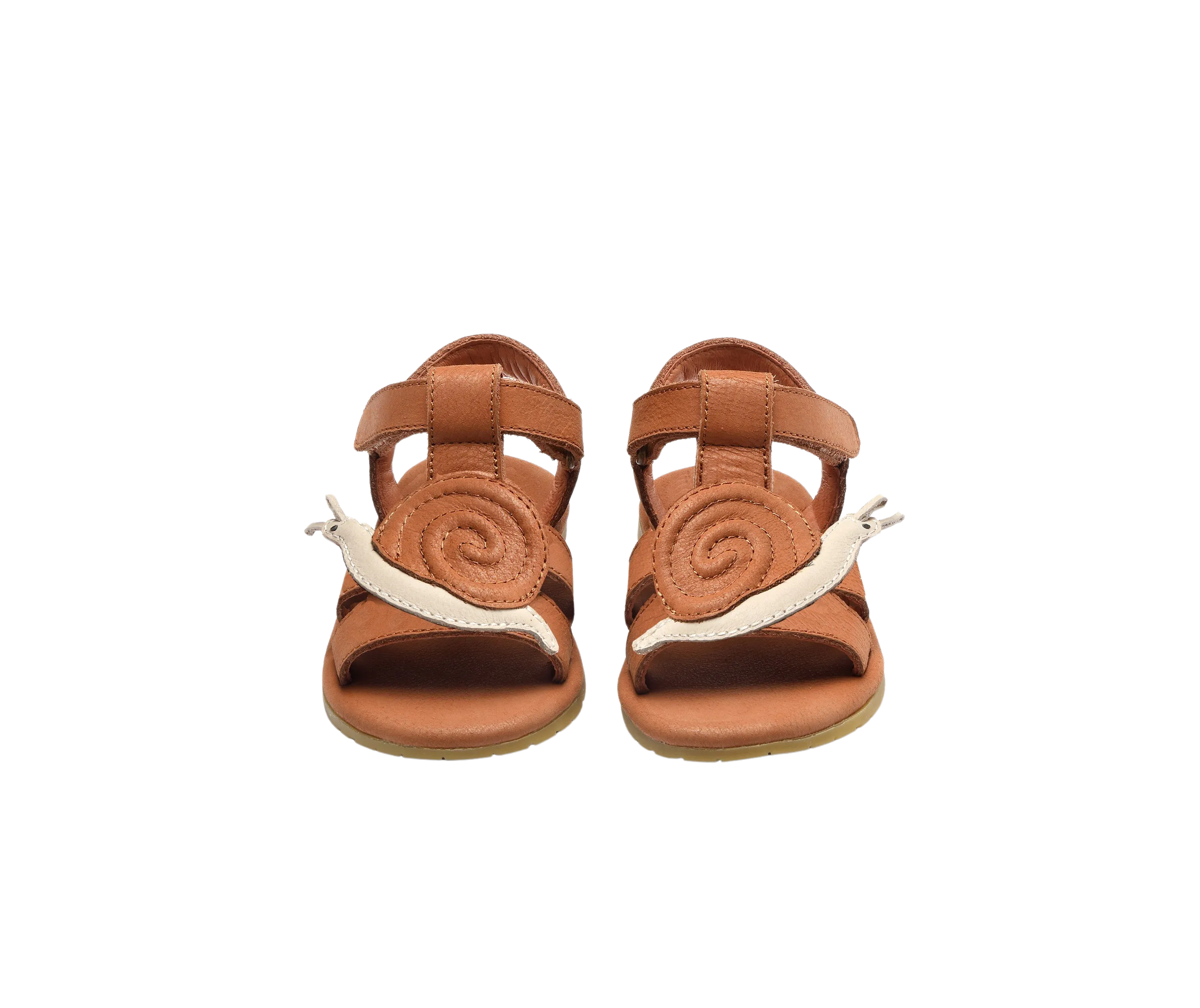 Escar Sandals | Snail | Walnut Leather