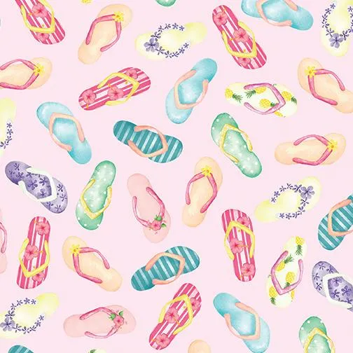 Fun in the Sun-Flipflops Pink
