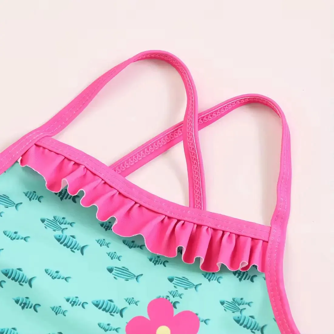 Girls Flamingo Swimsuit