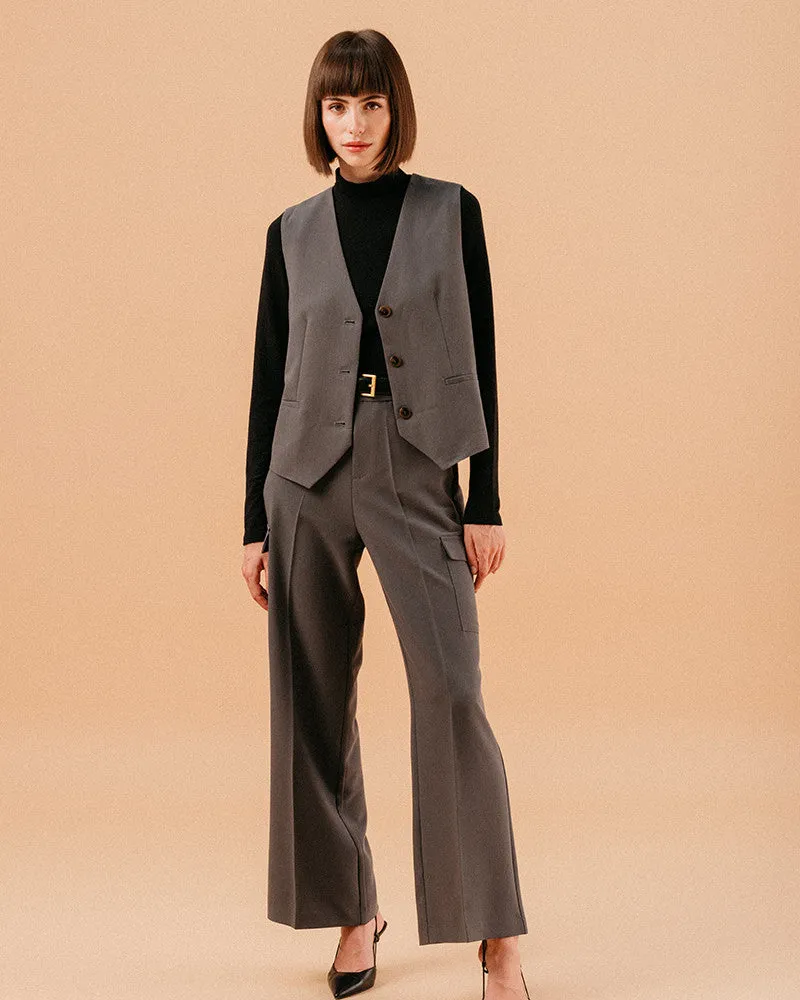 Grace & Mila Waistcoat - Anthracite