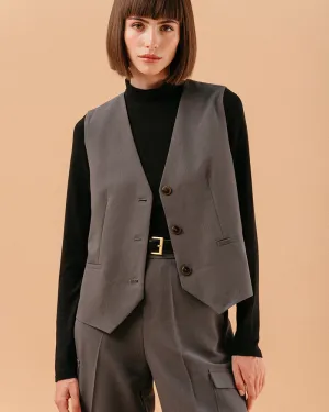 Grace & Mila Waistcoat - Anthracite