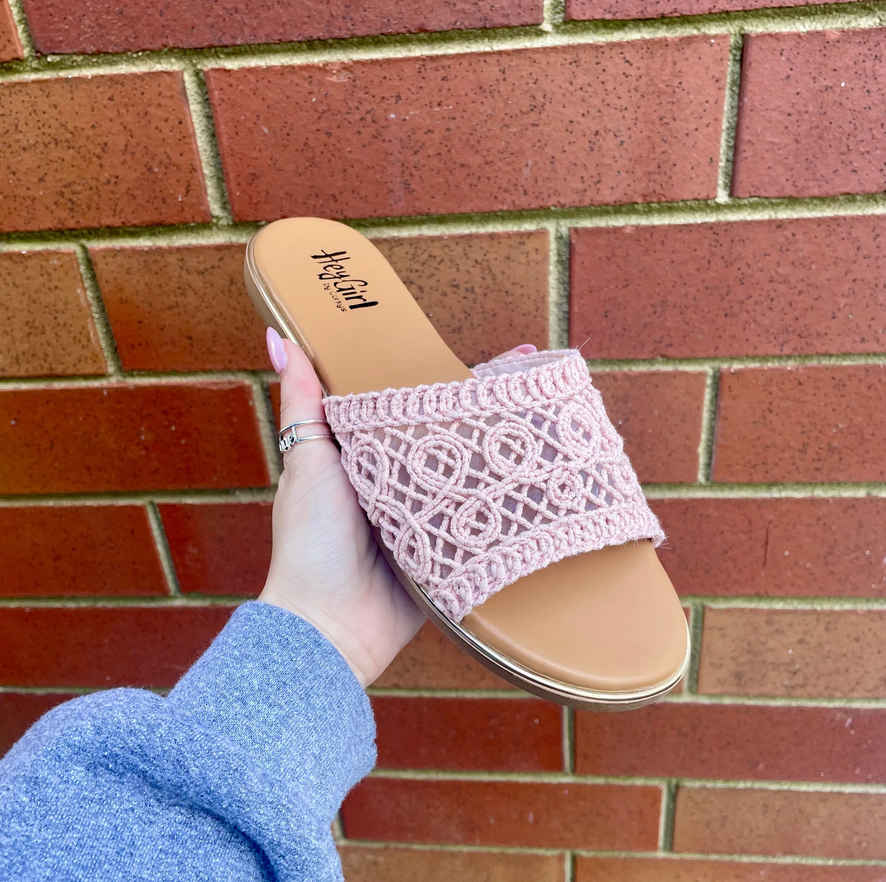 Hey Beach Pink Sandal