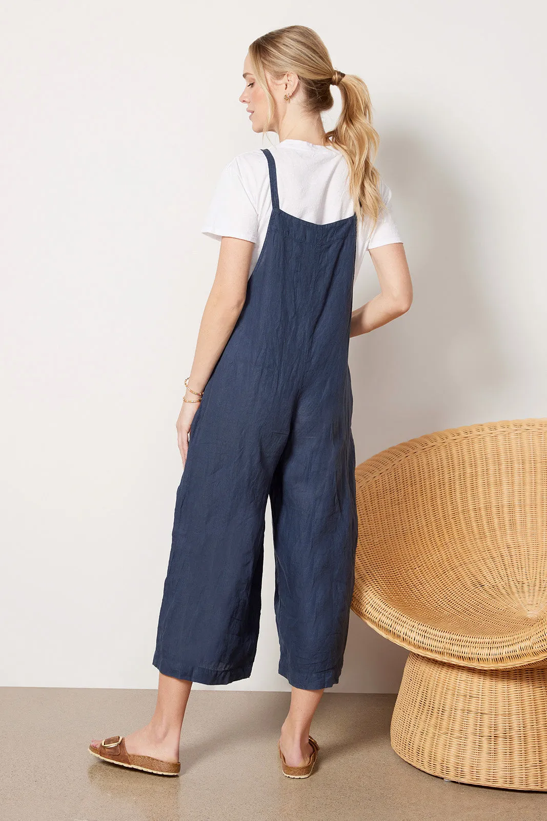 Isabel Linen Overalls