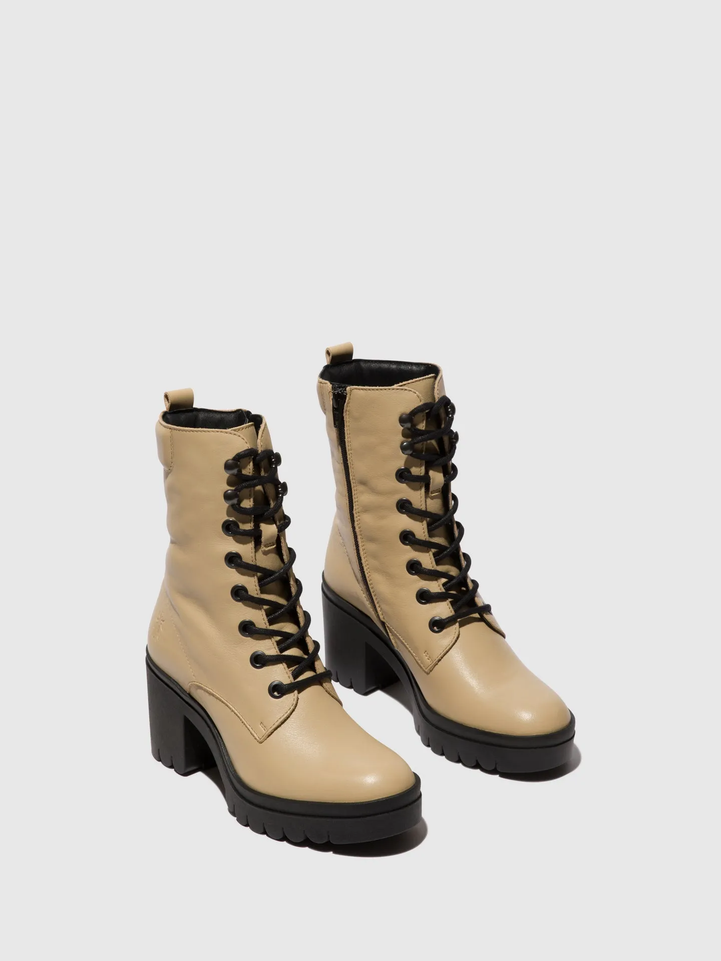 Lace-up Ankle Boots TIEL642FLY BEIGE