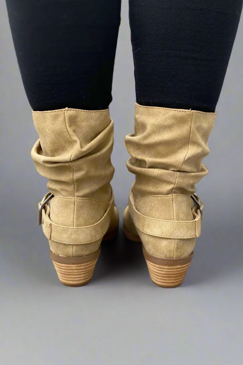 Lamar Bootie Taupe