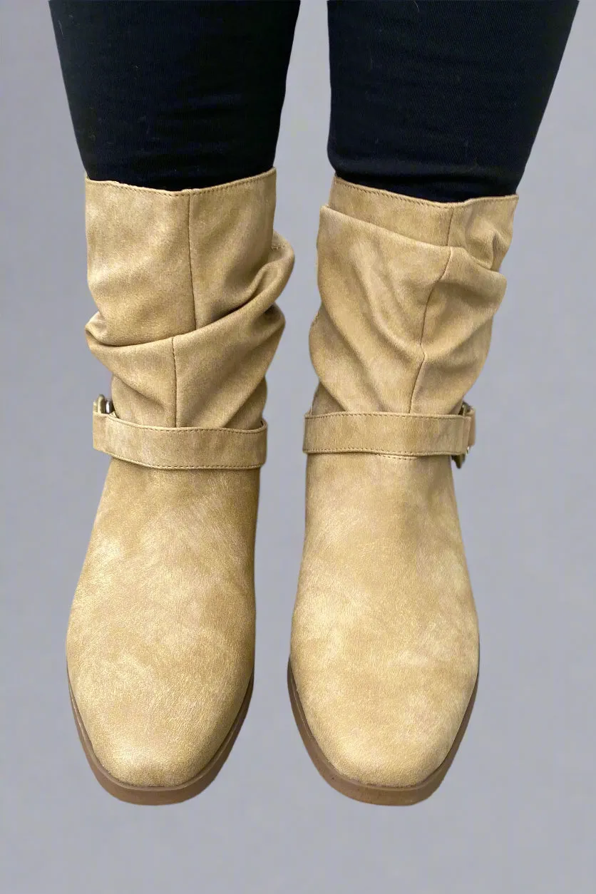 Lamar Bootie Taupe