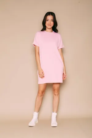 Laney - Roll Cuff Supersoft Sweatfleece Dress