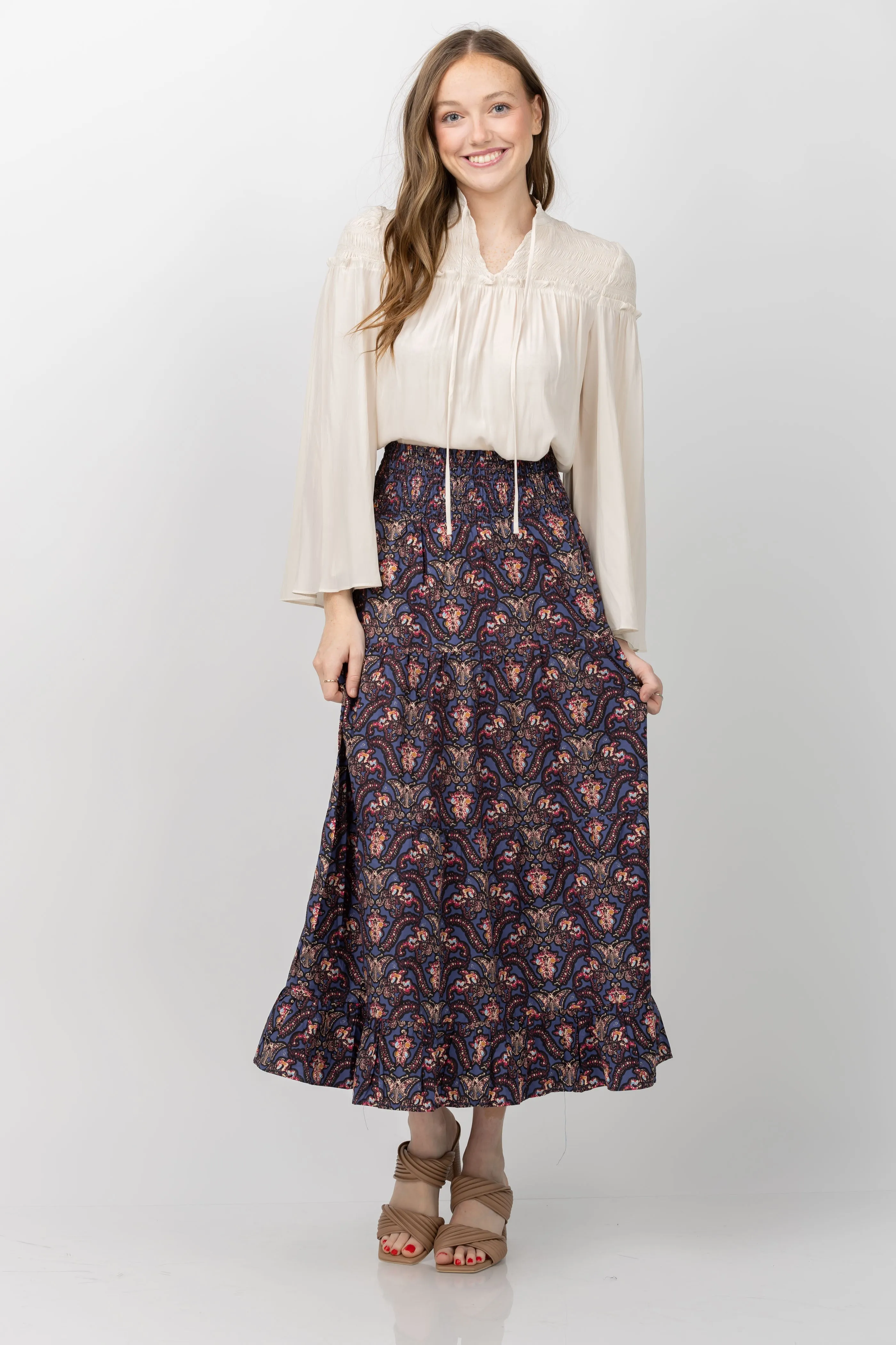Love the Label Luelle Skirt in Amisha Print