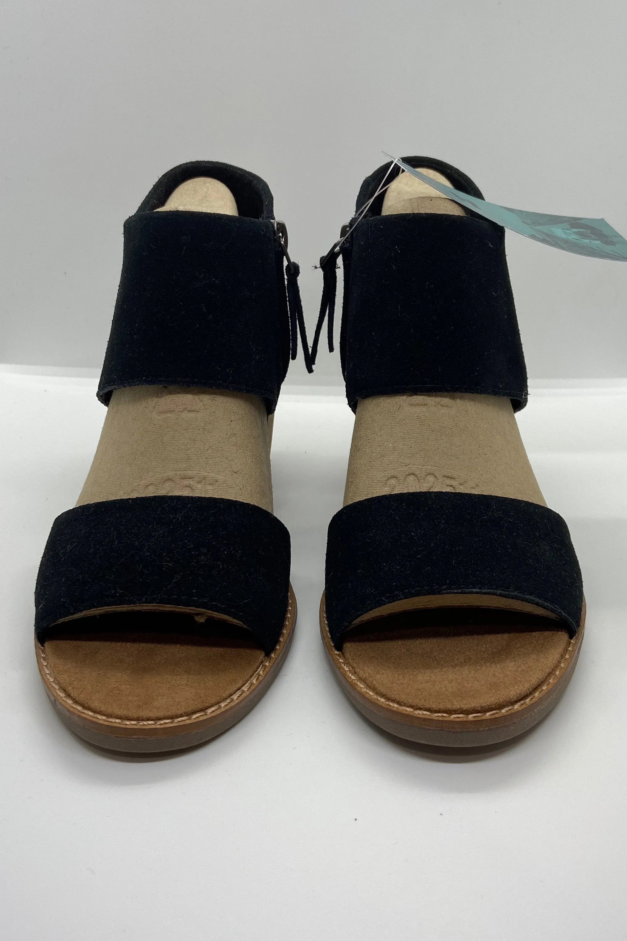 MAJORCA CUTOUT-Black Suede