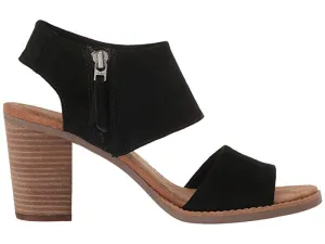 MAJORCA CUTOUT-Black Suede