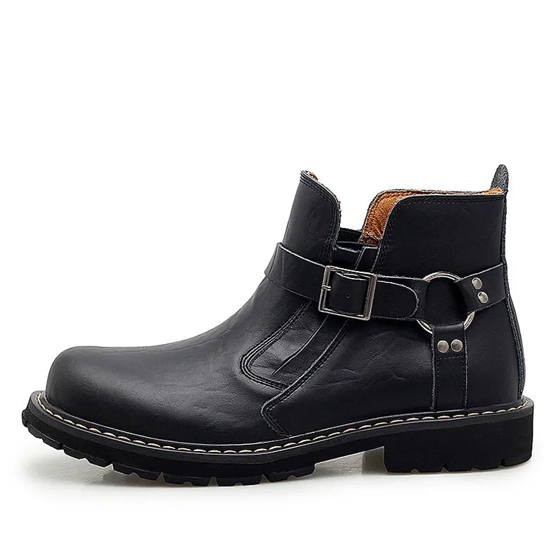 Martin boots men's first layer cowhide boots Shoes