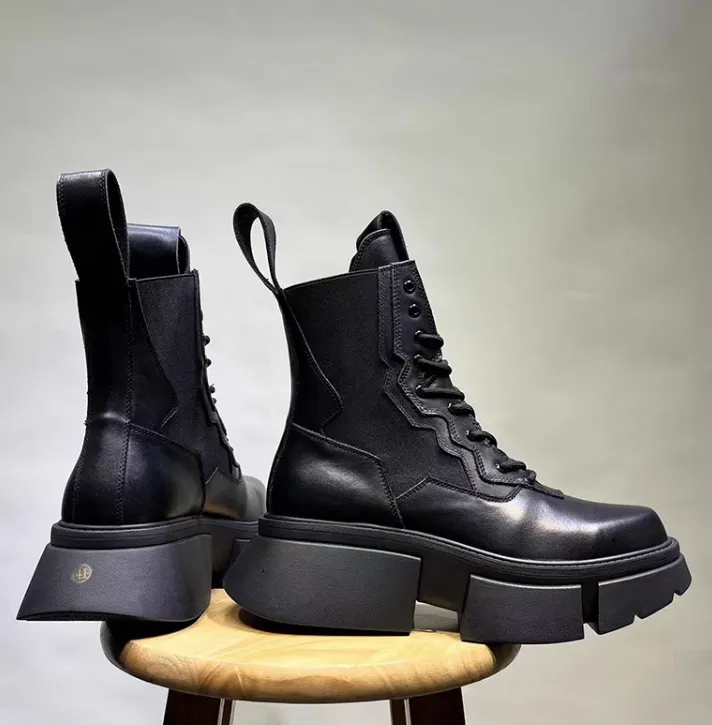MARTIN KAYLAY HIGH TOP CHUNKY SOLE UNISEX BOOTS
