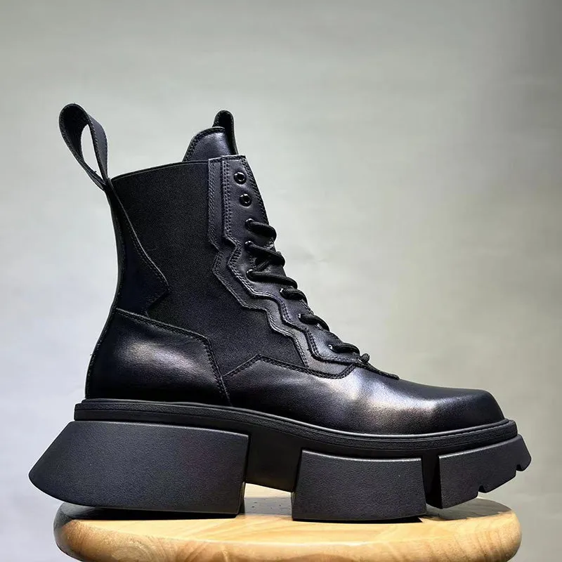 MARTIN KAYLAY HIGH TOP CHUNKY SOLE UNISEX BOOTS