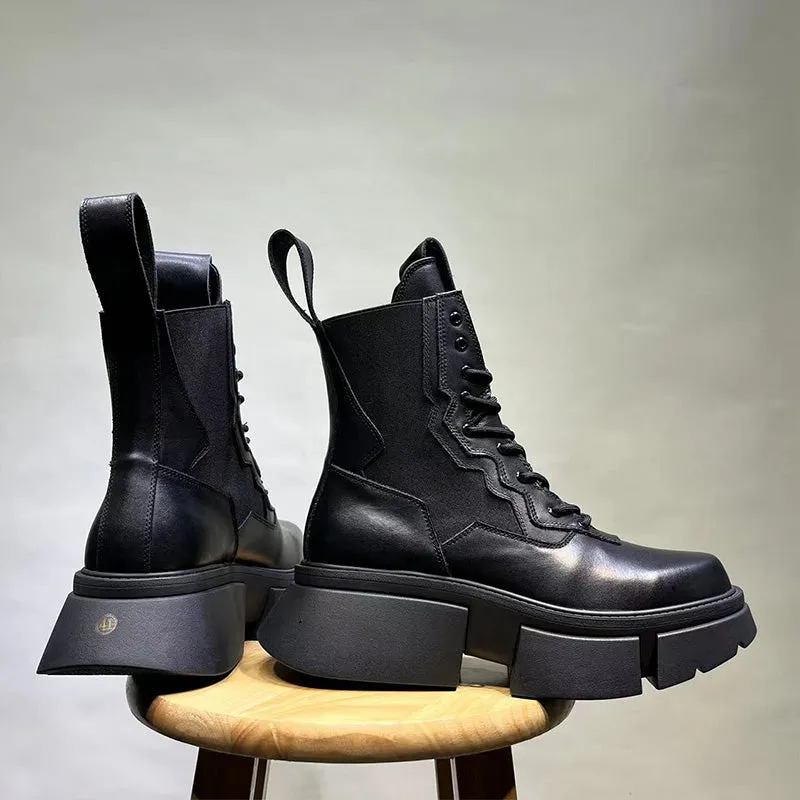 MARTIN KAYLAY HIGH TOP CHUNKY SOLE UNISEX BOOTS
