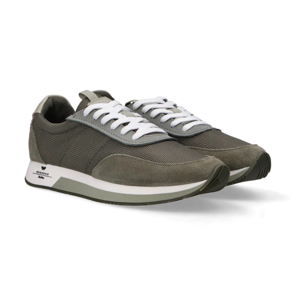Max Mara Weekend sneaker nylon color block verde