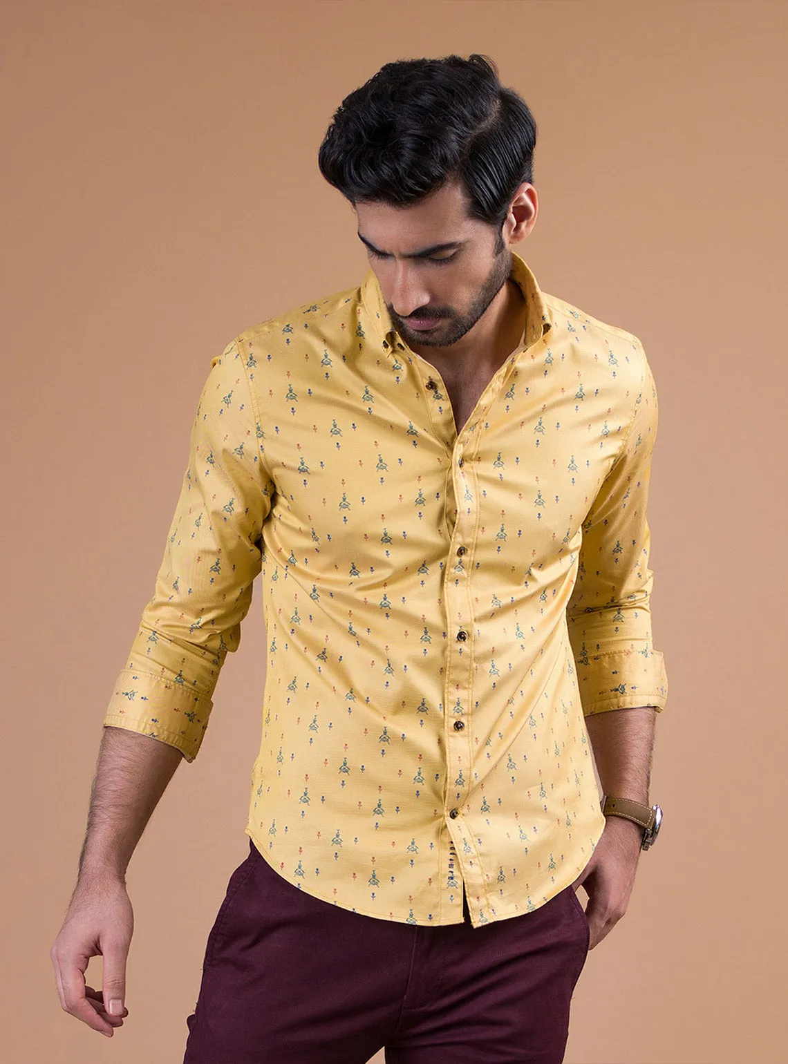 Mustard Yogi Shirt