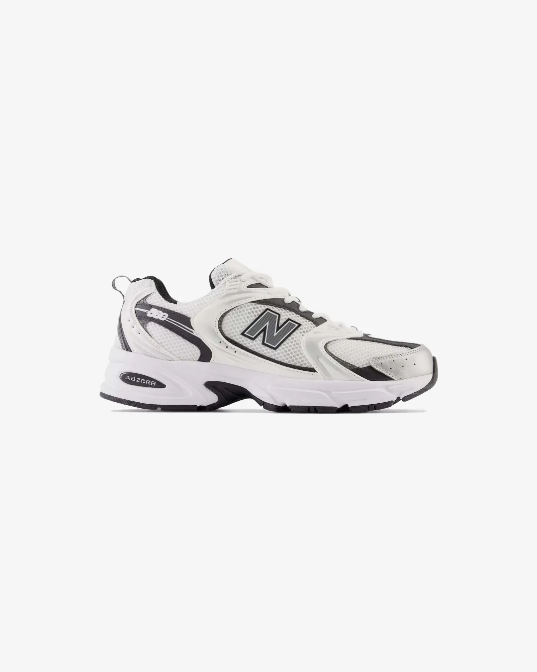 New Balance 530 White Black Silver Sneakers