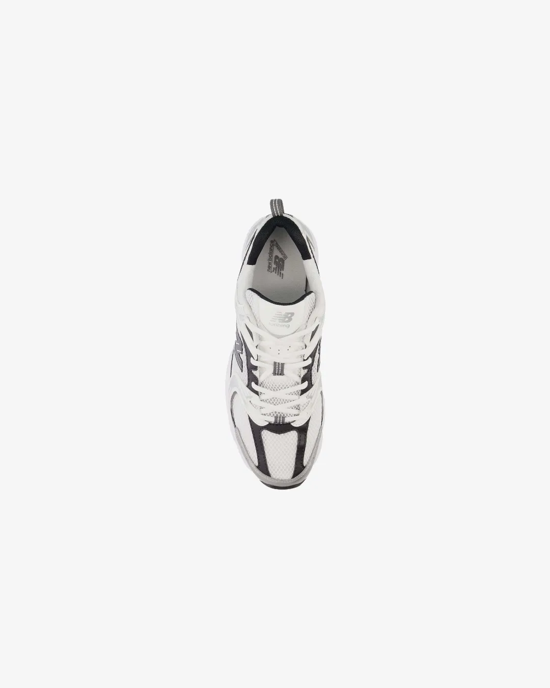 New Balance 530 White Black Silver Sneakers