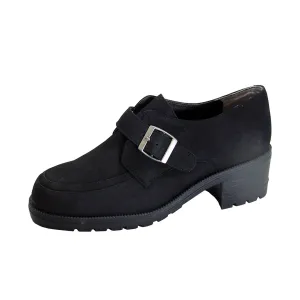 PEERAGE Iona Women's Wide Width Leather Shoes with Buckle