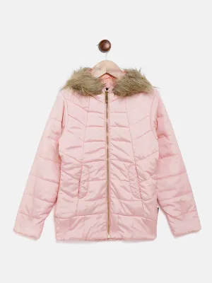 Pink Hooded Jacket