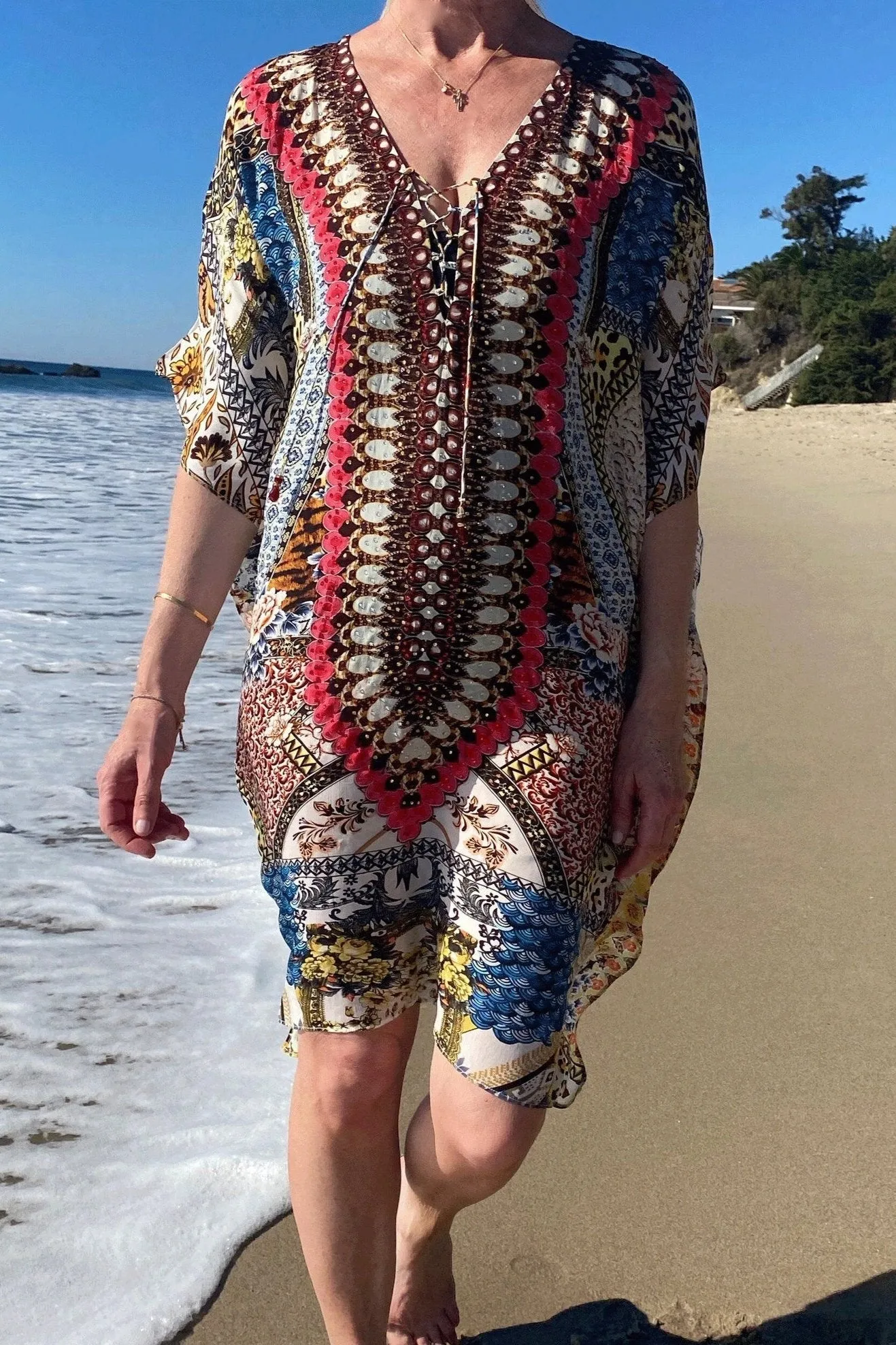 PRAIRIE PATCHWORK KAFTAN