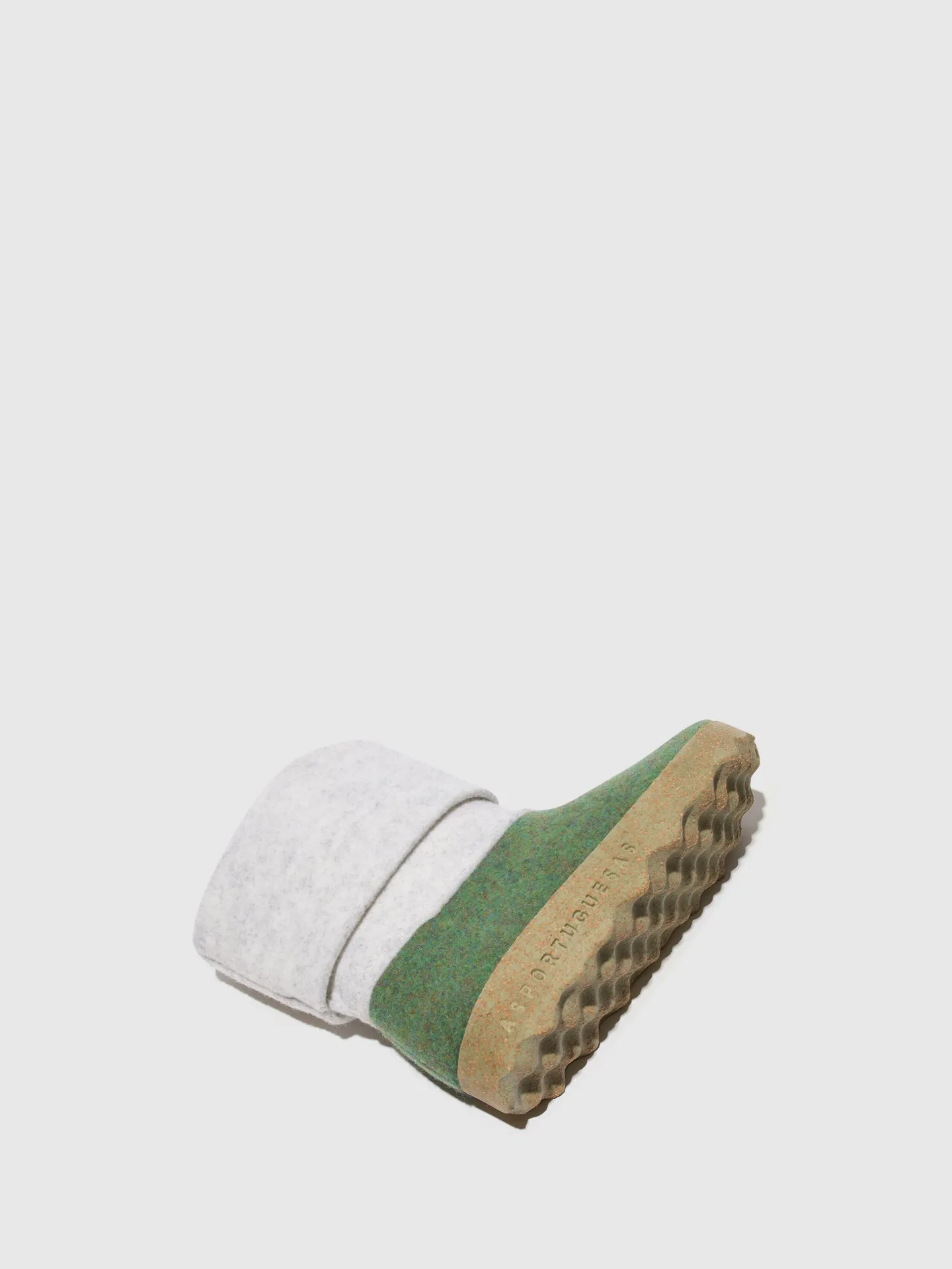 Round Toe Boots CADY GREEN/OFFWHITE