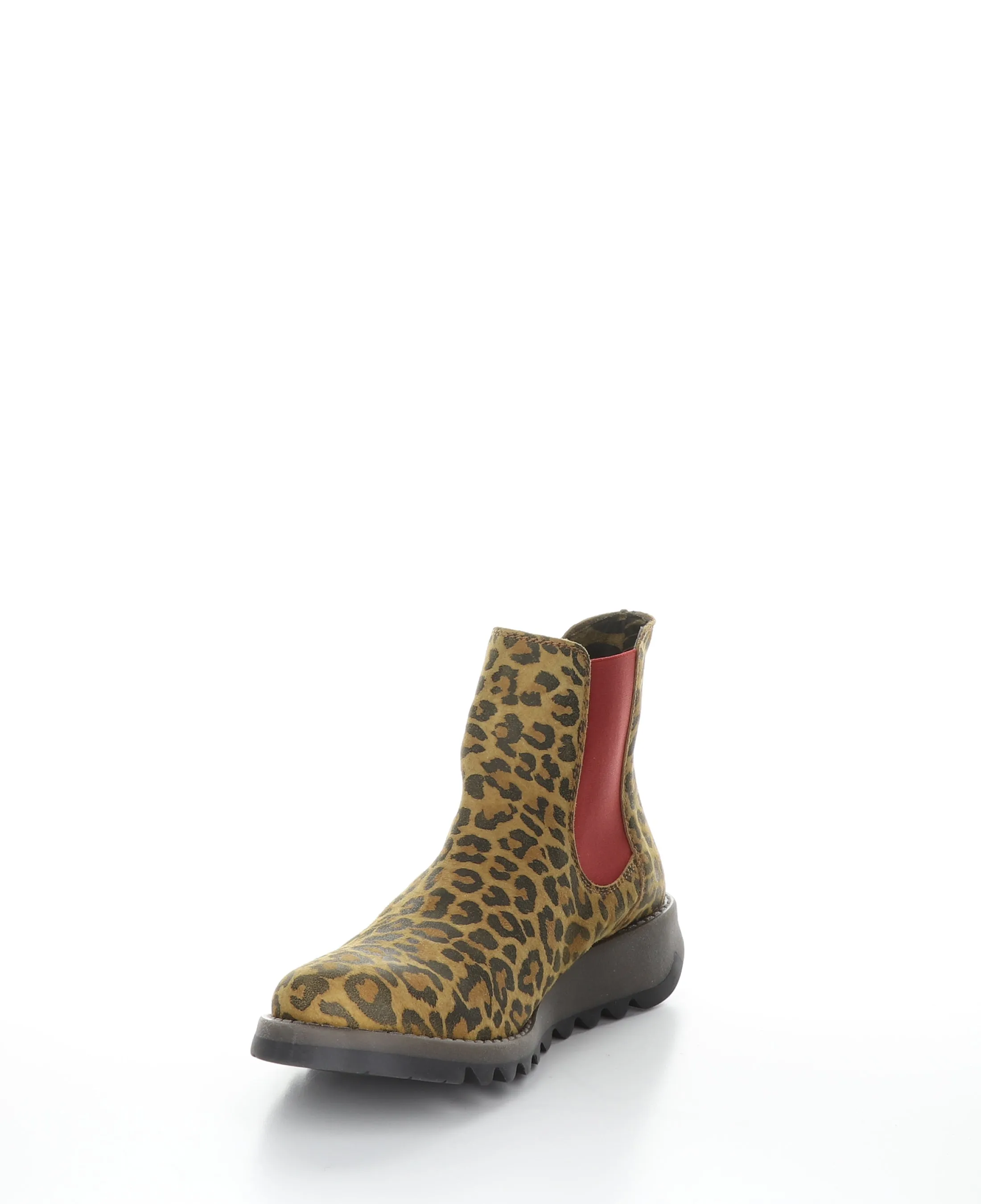 SALV195FLY Tan Round Toe Ankle Boots